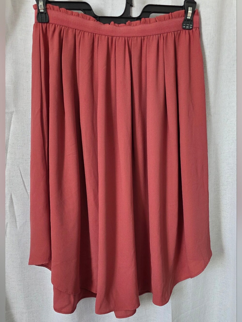 LOFT Dusty Rose High-Low Skirt